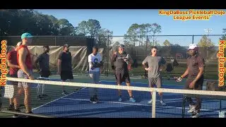 KingDaBoss Pickleball Dojo League Events  Episode #5, 6, & 7 {11- 16, 23, 30 -24} By @Kingjmcdonald