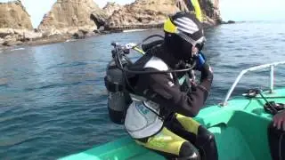 宮崎でダイビング初ドライスーツダイブSeaQueen宮崎