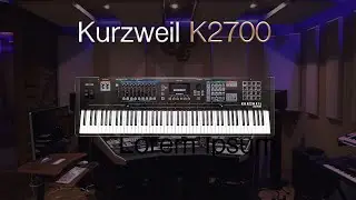 Kurzweil K2700 Unboxing, Demo, Sound Design, Review and Simple Beat Making on MPC One[No Talking].