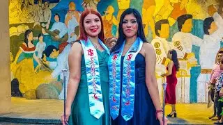 Graduacion Turismo y Salud 2023/ Pamela y Jhoseline cachiporristas 2021-2023