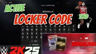 WWE 2K25 active locker code