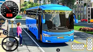 Bus Driving Simulator 2024 - Realistic Coach Bus Public Transport Simulator: Android Gameplay