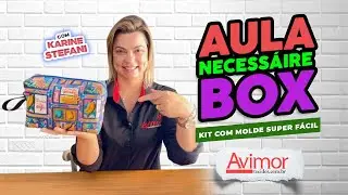 Como fazer Necessaire Box mais f&aacute;cil do mundo? | Costura iniciante| Passo a Passo