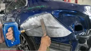 How To Repair Big Dents - Step By Step | Grage Wheels PK