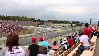 Formula 1 Spanish GP 2014 Start Shoot from F Stand Zona 4