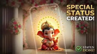 Happy Anant Chaturdashi 2025! | Motion Graphics | Filmora Status