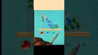 Put all the glass beads into the bottle.#youtubeshorts #gamimgplay #viralvideos #glass #shortvideos