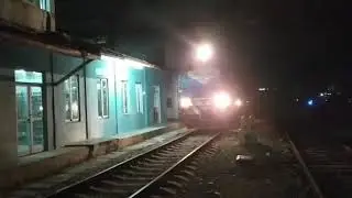 Loco TGM8KM 312022 shunting at Enlace Gas Jct in Havana at night! March 2021!!!