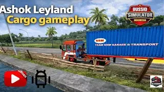 Ashok Leyland Cargo Truck Driving 🚚 | Bus Simulator Indonesia Gameplay Android