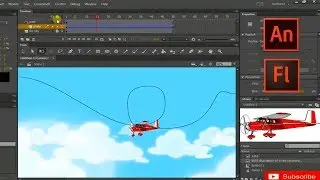How to create a simple Airplane Animation - 2D Animation Tutorial