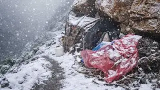 Inside Dolpa’s Coldest Region|A Family’s RealExperience Living in Nature|Snowy Shelter Campside Cave