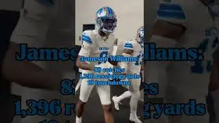 Some Detroit Lions players career stats (so far) 🔥🔥🔥