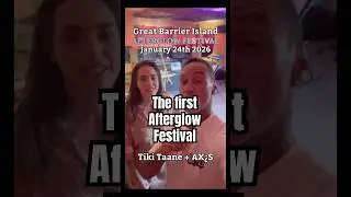 The first AFTERGLOW Festival on Great Barrier Island is happening January 24th! afterglowfestival.nz