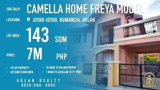 Camella Home's Aklan | 143sqm | Php 7M Only  | Freya Model House (Available)