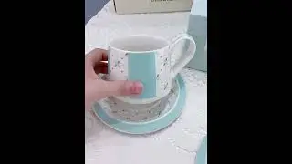 Tiffany Blue Coffee Mug #CoffeeMug #CeramicCup #Cup #StylishCup #BirthdayCup #CupGiftBox #GiftForHer