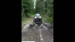 Firebreak plowing with tufline atv disc