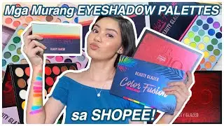 Mga Murang Eyeshadow Palette Sa Shopee! (Haul & Swatches) | Colyn Monta&ntilde;ez