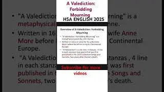 HSA ENGLISH 2025 #hsaenglish