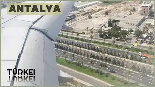 Landung Antalya Türkei 2025 Pegasus Airlines arrival Flughafen Side Manavgat Alanya Belek