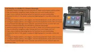 Autel MaxiSys Pro ms908p Scan Tool and Autel MD802 display