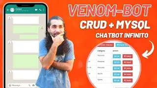 Aprenda como criar um CRUD + ChatBOT Infinito em React e integrar com a API Venom-BOT