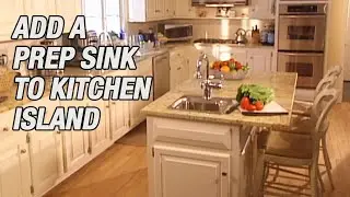 Add a Prep Sink to Kitchen Island