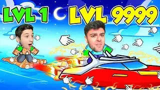 ზახიდა VS ნუბი ნავებით რბოლა ROBLOX -ში!