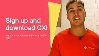 Create a CX-Video account 2021