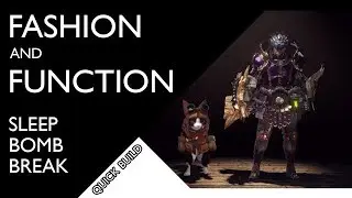 Fashion and Function - Sleep Bomber Partbreaker Sword and Shield Quick Build - Monster Hunter World
