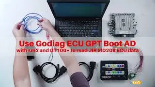 Use Godiag ECU GPT Boot AD with sm2 and GT100+ to read FORD SID208 ECU data