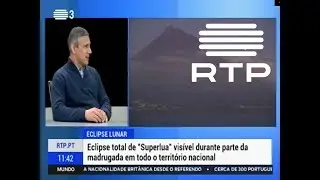 Daniel Folha explica o mais recente fenómeno de eclipse lunar