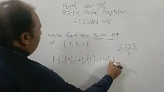 Lesson #5 New 9th Math Board exam preparation 2026 