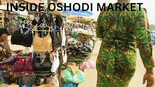 [4k] Oshodi Market | inside one of the Busiest Markets in Lagos | Nigeria West Africa 🌍 |