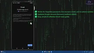 🔐Get Back Gmail Password Without Phone Number & Recovery Email (2025 Guide)✅ #ForgotGmailPassword