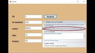 VB.net with MS access: Fix error No value given for one or more required parameters