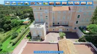 Visite virtuelle d&rsquo;un bien immobilier en vues a&eacute;riennes et terrestres