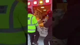 Caught on Camera: Incredible Rescue During Heavy Snowfall #Rescue #RealRescue #RescueTeam #Emergency