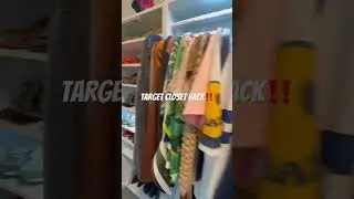 Target closet hack! #diy #closet #target #targetfinds