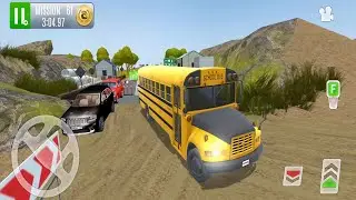School Bus Driving in Gas Station 2: Highway Service - #8 Android Gameplay | Bus Parking Games 3D
