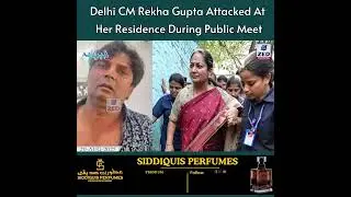 Delhi CM Rekha Gupta Attacked At Her Residence During Public Meet l ZED NEWS