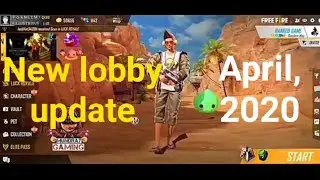 Free fire new update of lobby on April 2020 🔥🔥🔥