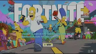 Fortnite: Не удаётся войти в учётную запись для онлайн-сервисов. Повторите попытку позже.