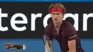 Alexander Zverev v Thanasi Kokkinakis highlights (RR) | Mastercard Hopman Cup 2018
