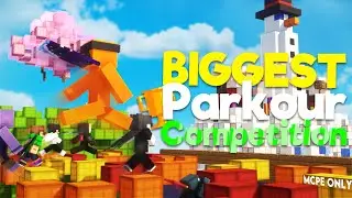 BIGGEST Mcpe Parkour Competition (1.19)