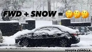 IS THE TOYOTA COROLLA GOOD ON SNOW ❄️???