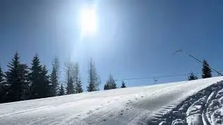 WINTER SEASON AT GERLITZEN AUSTRIA EUROPE SKI RESORT 