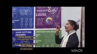 #hair chemical theory #shabana Shahid #SA tecnical institute 