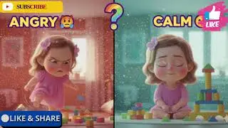 Angry 😡 & Calm 😌 | Lily Learns to Control Anger | #kids  Emotional Story | Dream & Learn Kids #baby