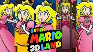 Super Mario 3D Land - All Princess Peach Scene & Pictures