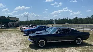 Ford Mustang 65 Fastback 302 5 speed with Shelby GT350 Exhaust Round 1 at CMP Solo